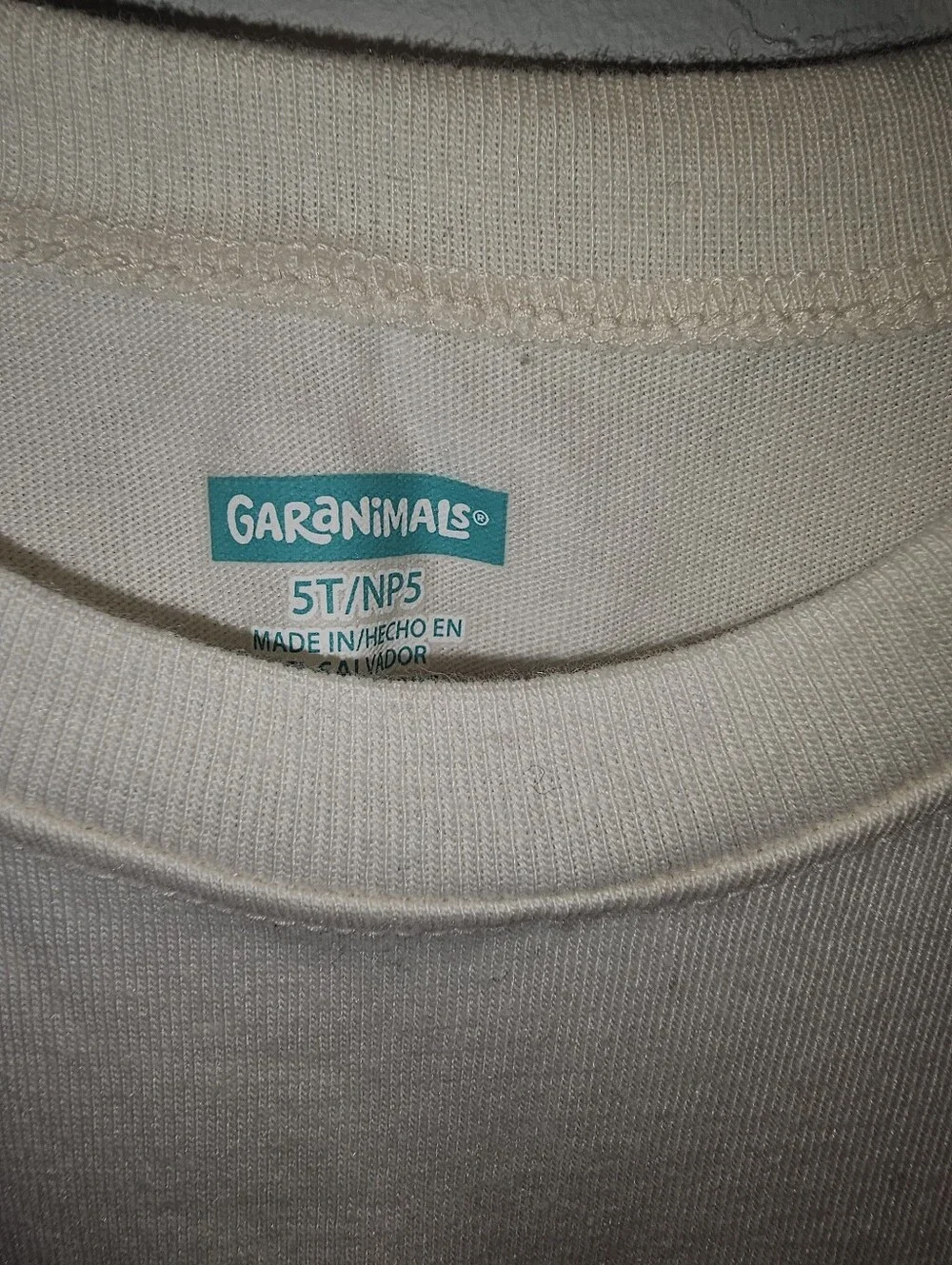 NWT | 5T | Garanimals | Ivory Winter Monster Truck Long Sleeve Graphic Tee